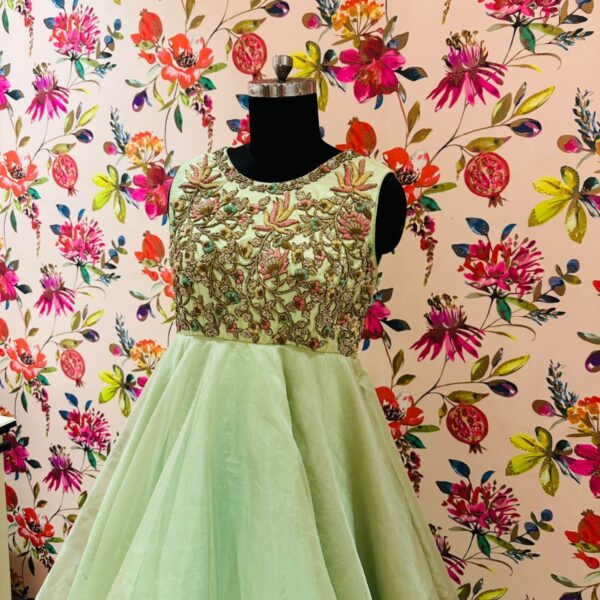 Designer Dress with Zardozi & Sequin Handwork